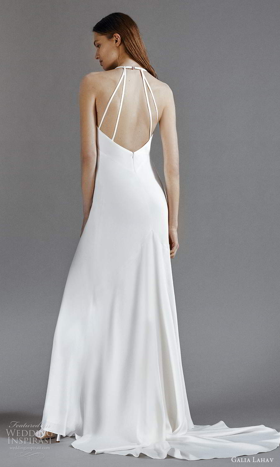 galia lahav 2021 rtw bridal sleeveless double straps v neckline clean minimalist a line wedding dress slit skirt chapel train (5) bv galia lahav 2021 rtw bridal sleeveless double straps v neckline clean minimalist a line wedding dress slit skirt chapel train (5) bv
