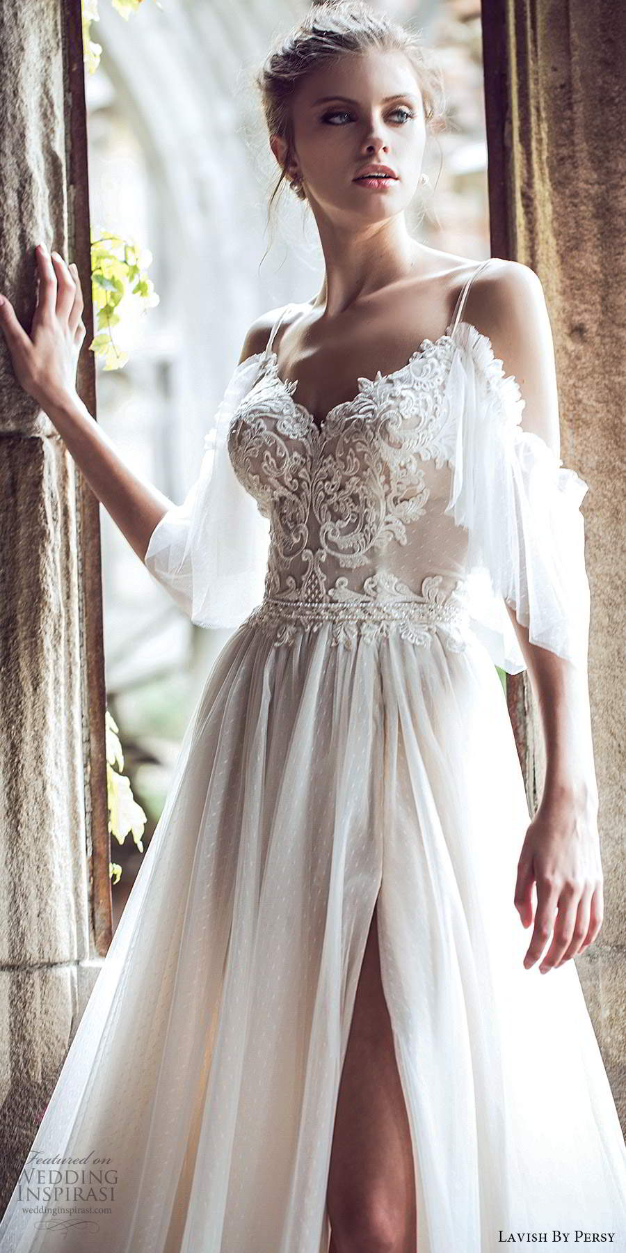 lavish by persy fall 2020 bridal cold shouder half sleeves straps sweetheart neckline embellished bodice a line ball gown wedding dress (4) mv lavish by persy fall 2020 bridal cold shouder half sleeves straps sweetheart neckline embellished bodice a line ball gown wedding dress (4) mv