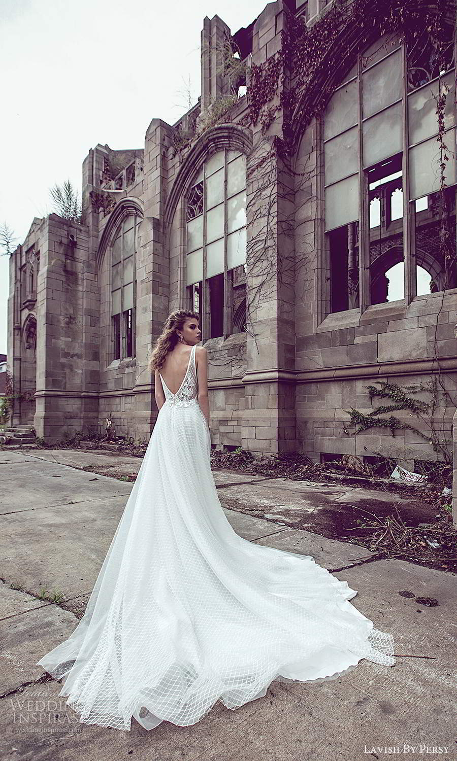 lavish by persy fall 2020 bridal sleeveless thick straps plunging v neckline fully embellished a line ball gown wedding dress chapel train v back (6) bv lavish by persy fall 2020 bridal sleeveless thick straps plunging v neckline fully embellished a line ball gown wedding dress chapel train v back (6) bv
