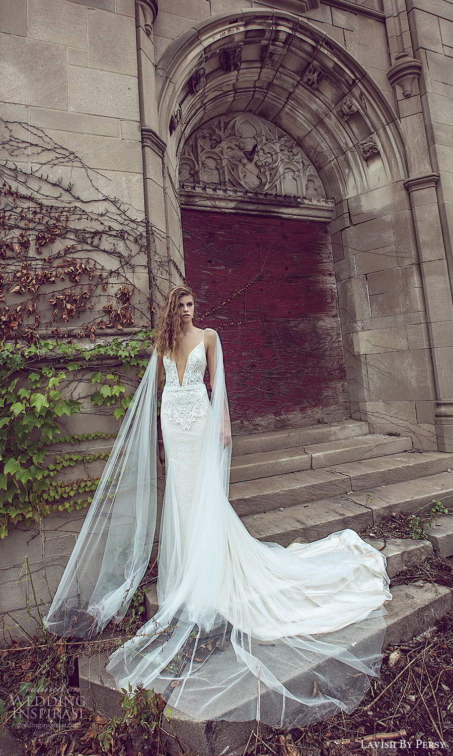 lavish by persy fall 2020 bridal sleeveless thin straps plunging neckline embellished bodice fit flare sheath wedding dress chapel train (3) mv lavish by persy fall 2020 bridal sleeveless thin straps plunging neckline embellished bodice fit flare sheath wedding dress chapel train (3) mv