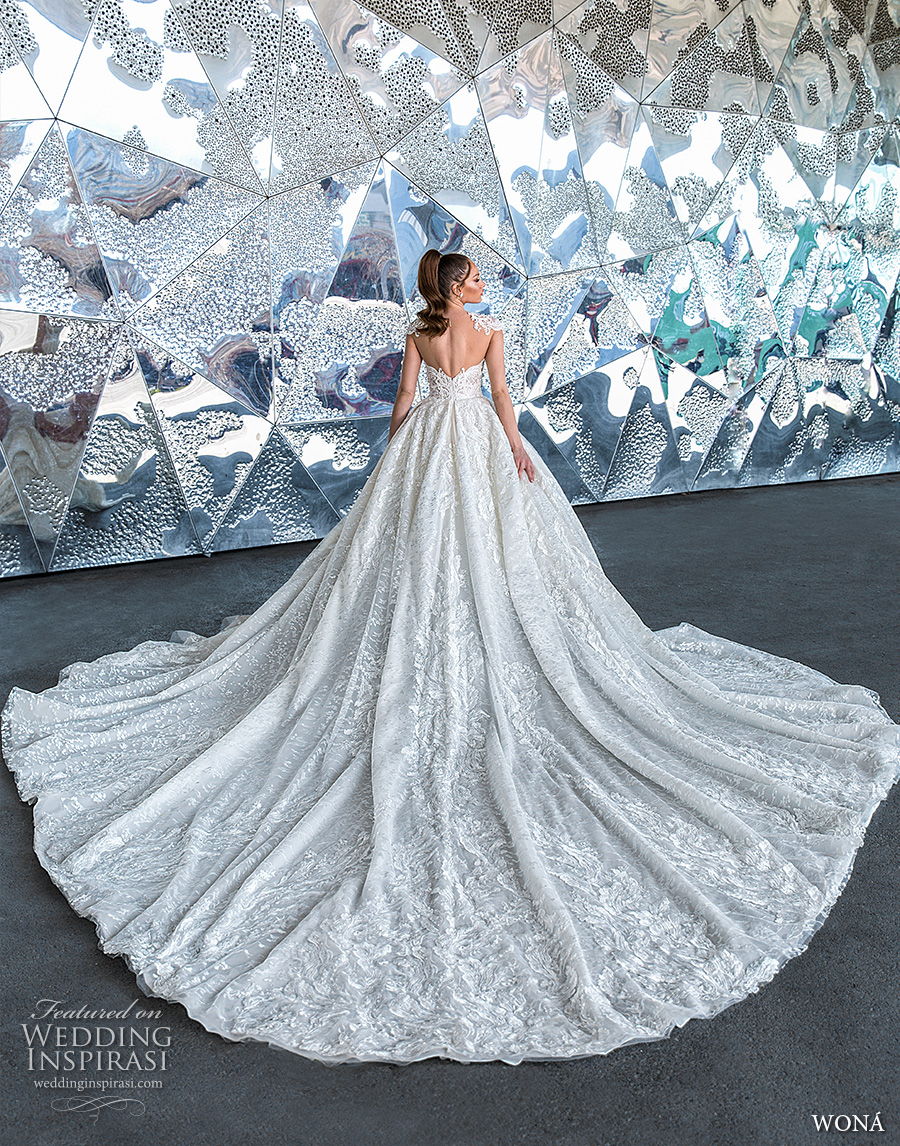 wona 2020 diva bridal cap sleeves sweetheart neckline full embellishment bustier princess ball gown a line wedding dress mid back royal train (11) bv wona 2020 diva bridal cap sleeves sweetheart neckline full embellishment bustier princess ball gown a line wedding dress mid back royal train (11) bv