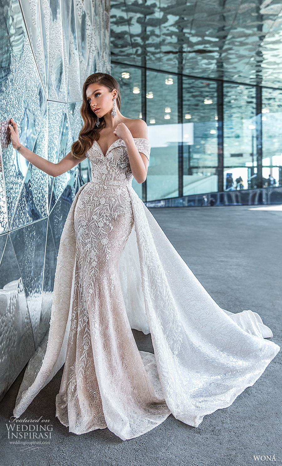 wona 2020 diva bridal off the shoulder sweetheart neckline full embellishment elegant glamorous fit and flare wedding dres a line overskirt mid back chapel train (17) mv wona 2020 diva bridal off the shoulder sweetheart neckline full embellishment elegant glamorous fit and flare wedding dres a line overskirt mid back chapel train (17) mv