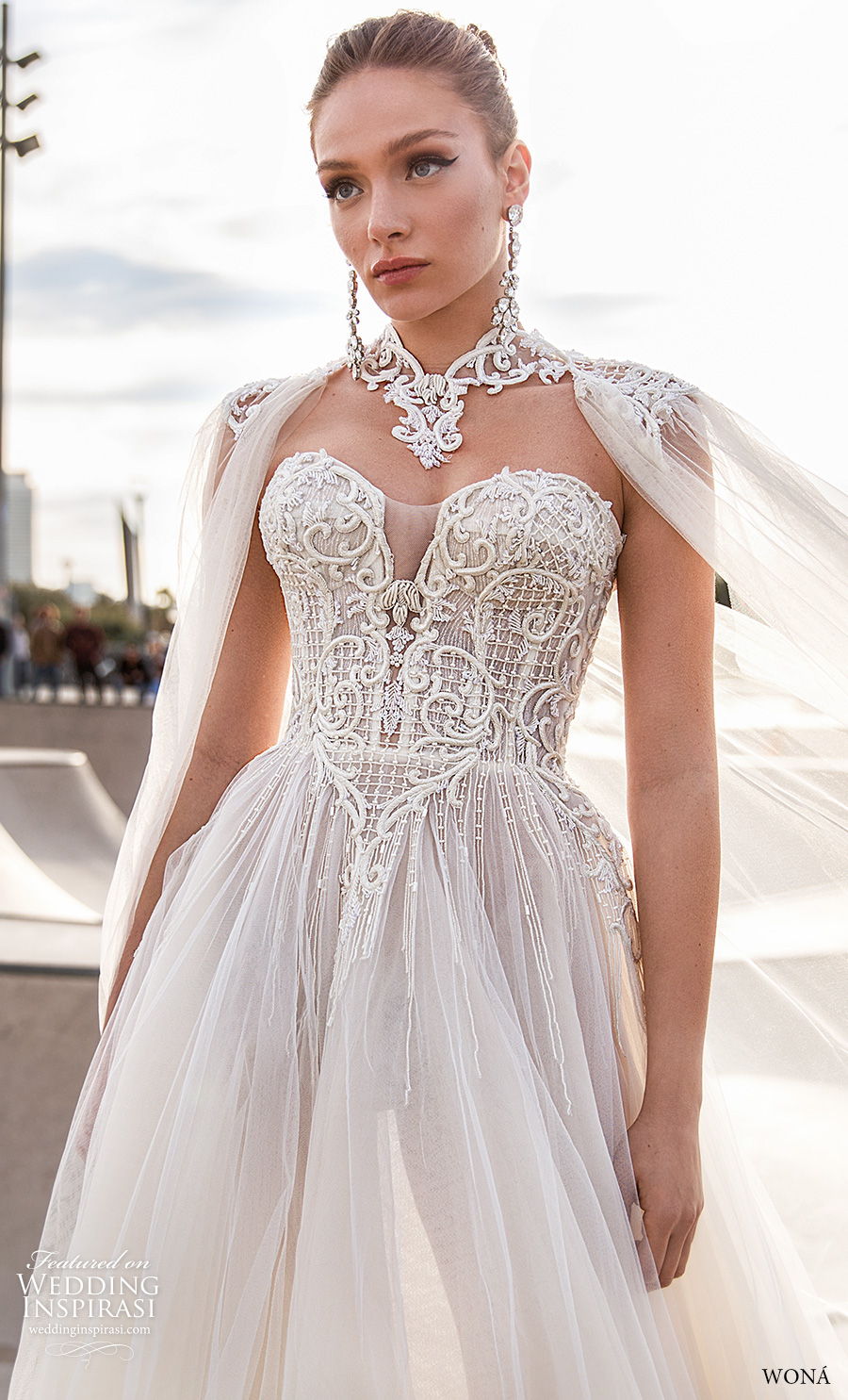 wona 2020 diva bridal strapless sweetheart neckline heavily embellished bodice glamorous soft a line wedding dress mid back chapel train (21) zv mv wona 2020 diva bridal strapless sweetheart neckline heavily embellished bodice glamorous soft a line wedding dress mid back chapel train (21) zv mv