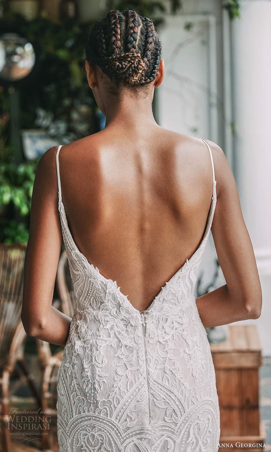 anna georgina 2021 bridal romance sleeveless thin straps fully embellished lace sheath wedding dress chapel train feather shawl (1) bv anna georgina 2021 bridal romance sleeveless thin straps fully embellished lace sheath wedding dress chapel train feather shawl (1) bv