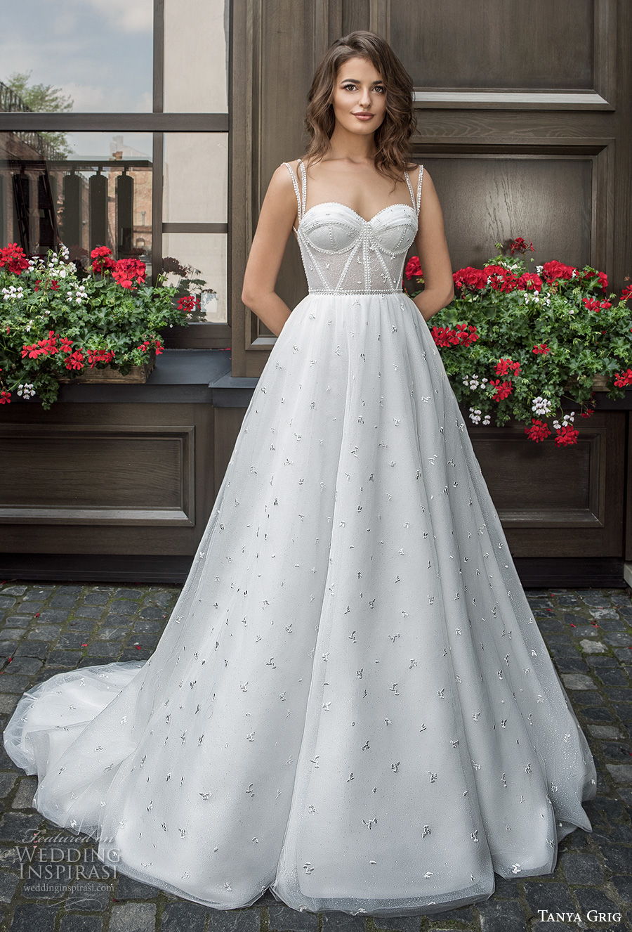 tanya grig 2021 bridal sleevless double strap sweetheart neckline light embellishment bustier romantic a line wedding dress chapel train (11) mv tanya grig 2021 bridal sleevless double strap sweetheart neckline light embellishment bustier romantic a line wedding dress chapel train (11) mv