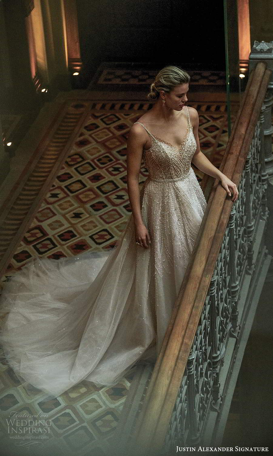 justin alexander spring 2021 bridal sleeveless thin straps v neckline fully embellished a line ball gown wedding dress scoop back chapel train (2) mv justin alexander spring 2021 bridal sleeveless thin straps v neckline fully embellished a line ball gown wedding dress scoop back chapel train (2) mv