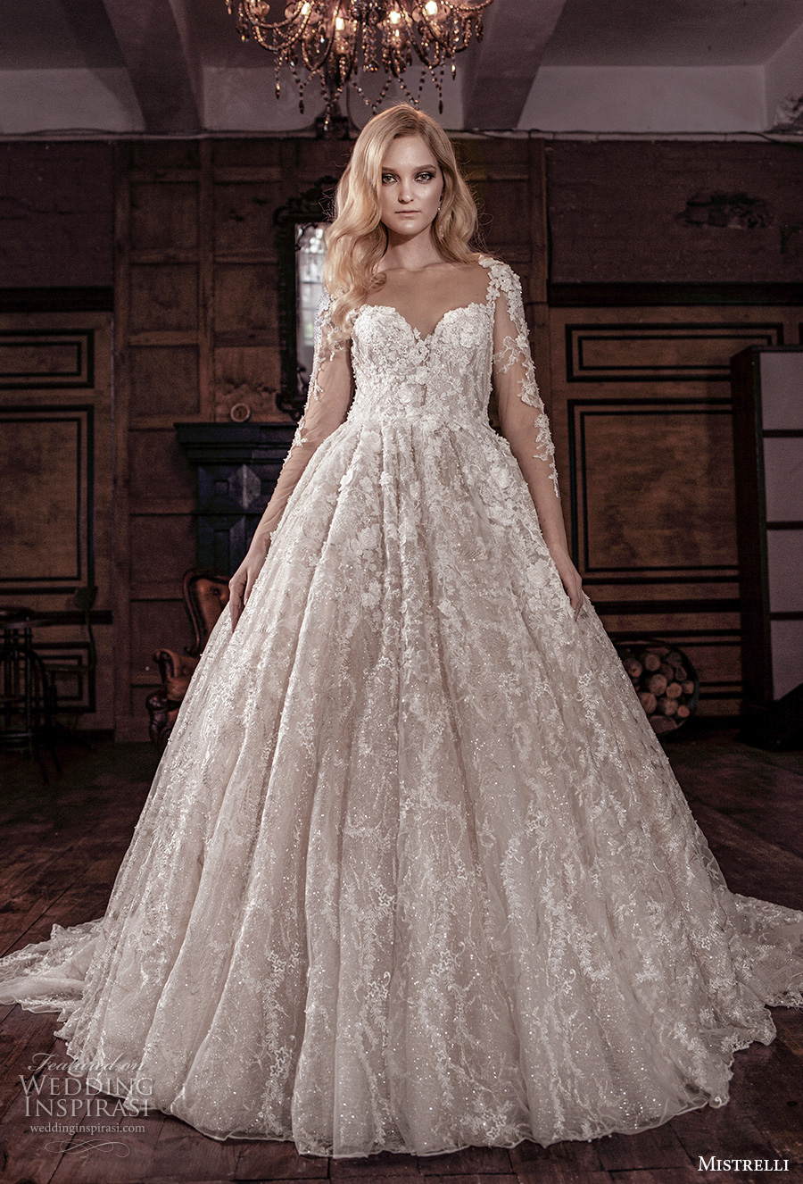 mistrelli 2021 royal drama bridal long sleeves sweetheart neckline full embellishment princess a line wedding dress v back chapel train (1) mv mistrelli 2021 royal drama bridal long sleeves sweetheart neckline full embellishment princess a line wedding dress v back chapel train (1) mv