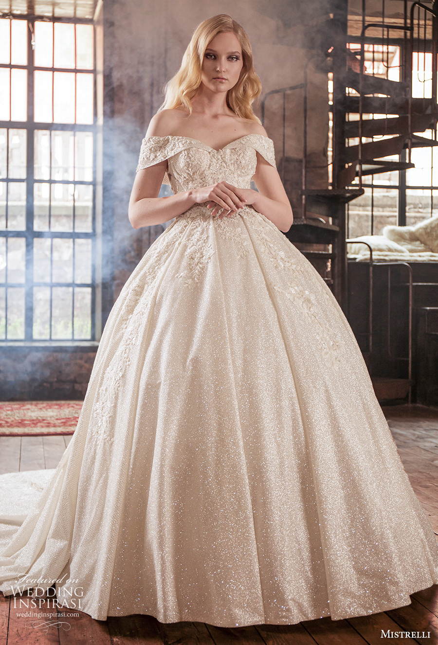 mistrelli 2021 royal drama bridal off the shoulder v neck full embellishment princess ball gown a line wedding dress v back chapel train (13) mv mistrelli 2021 royal drama bridal off the shoulder v neck full embellishment princess ball gown a line wedding dress v back chapel train (13) mv