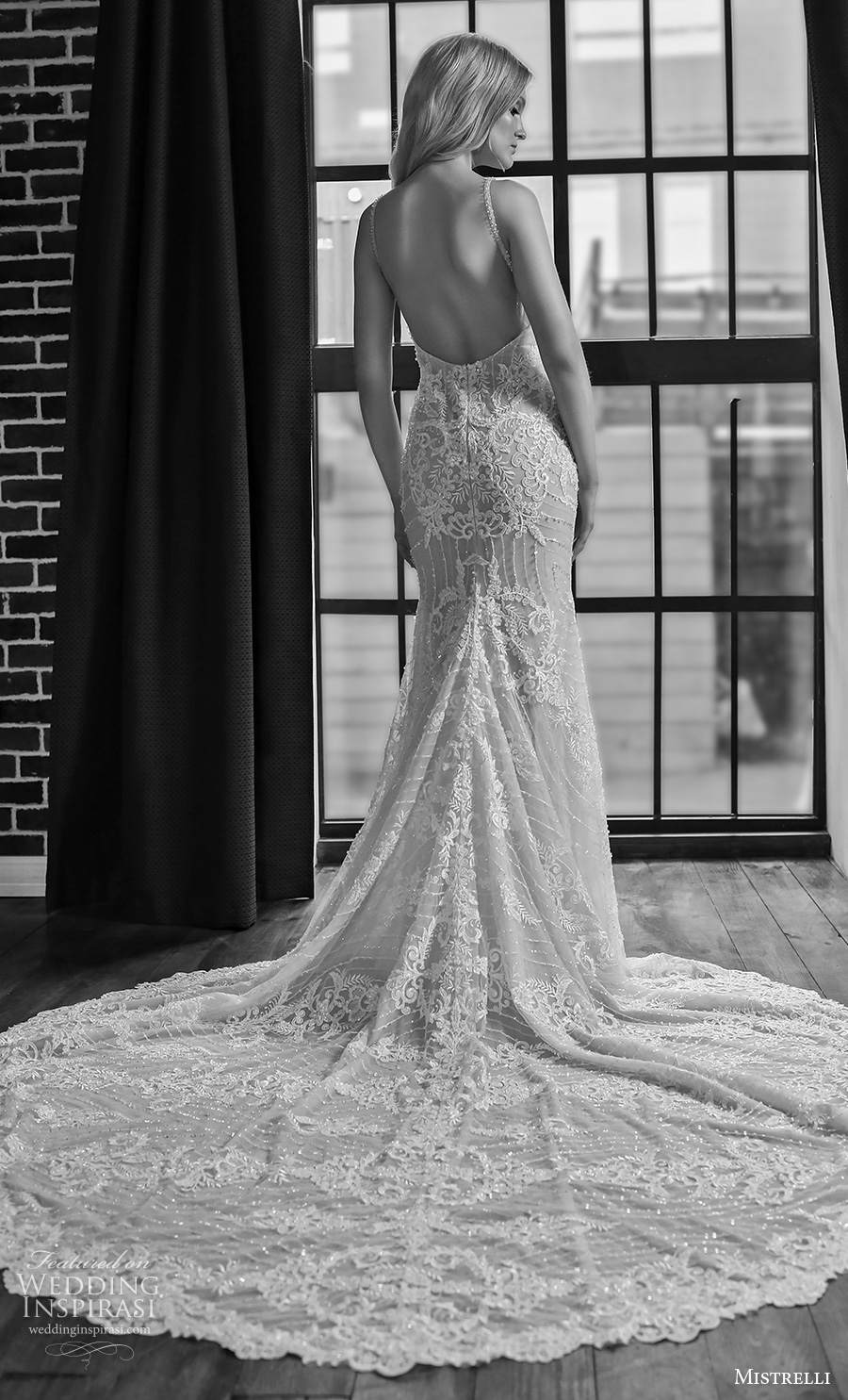 mistrelli 2021 royal drama bridal sleeveless thin strap deep sweetheart neckline full embellishment glamorous sheath wedding dress backless low back chapel train (9) bv mistrelli 2021 royal drama bridal sleeveless thin strap deep sweetheart neckline full embellishment glamorous sheath wedding dress backless low back chapel train (9) bv