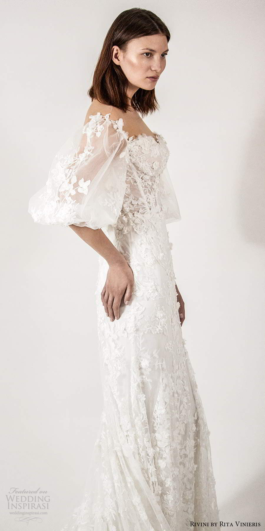 rivini rita vinieris spring 2021 bridal elbow length bishop sleeves sheer off shoulder sweetheart neckline fully embellished fit flare a line wedding dress (2) zsv rivini rita vinieris spring 2021 bridal elbow length bishop sleeves sheer off shoulder sweetheart neckline fully embellished fit flare a line wedding dress (2) zsv