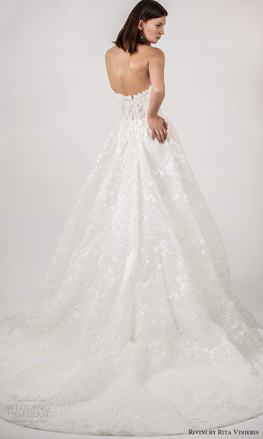 rivini rita vinieris spring 2021 bridal strapless sweetheart neckline fully embellished a line ball gown wedding dress chapel train (6) bv rivini rita vinieris spring 2021 bridal strapless sweetheart neckline fully embellished a line ball gown wedding dress chapel train (6) bv