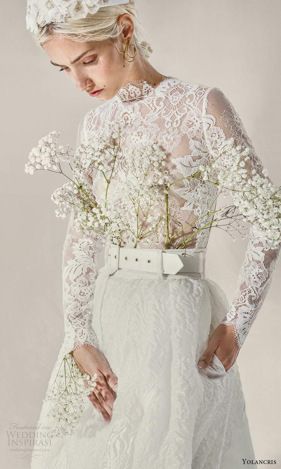 yolancris 2021 bridal illusion long sleeves high neckline sheer embellished lace bodice a line ball gown wedding dress chapel train (7) zv yolancris 2021 bridal illusion long sleeves high neckline sheer embellished lace bodice a line ball gown wedding dress chapel train (7) zv