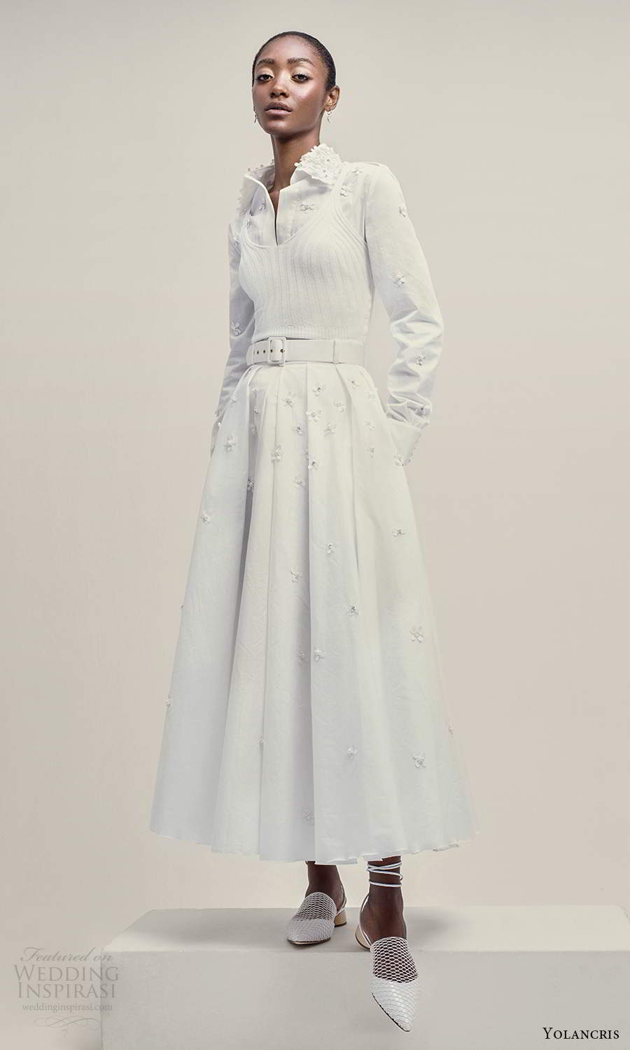 yolancris 2021 bridal long sleeve collar shirt blouse a line skirt two piece wedding dress (11) mv yolancris 2021 bridal long sleeve collar shirt blouse a line skirt two piece wedding dress (11) mv