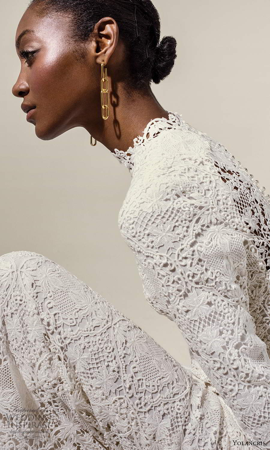 yolancris 2021 bridal long sleeve high neckline fully embellished lace sheath wedding dress chapel train (2) zv yolancris 2021 bridal long sleeve high neckline fully embellished lace sheath wedding dress chapel train (2) zv