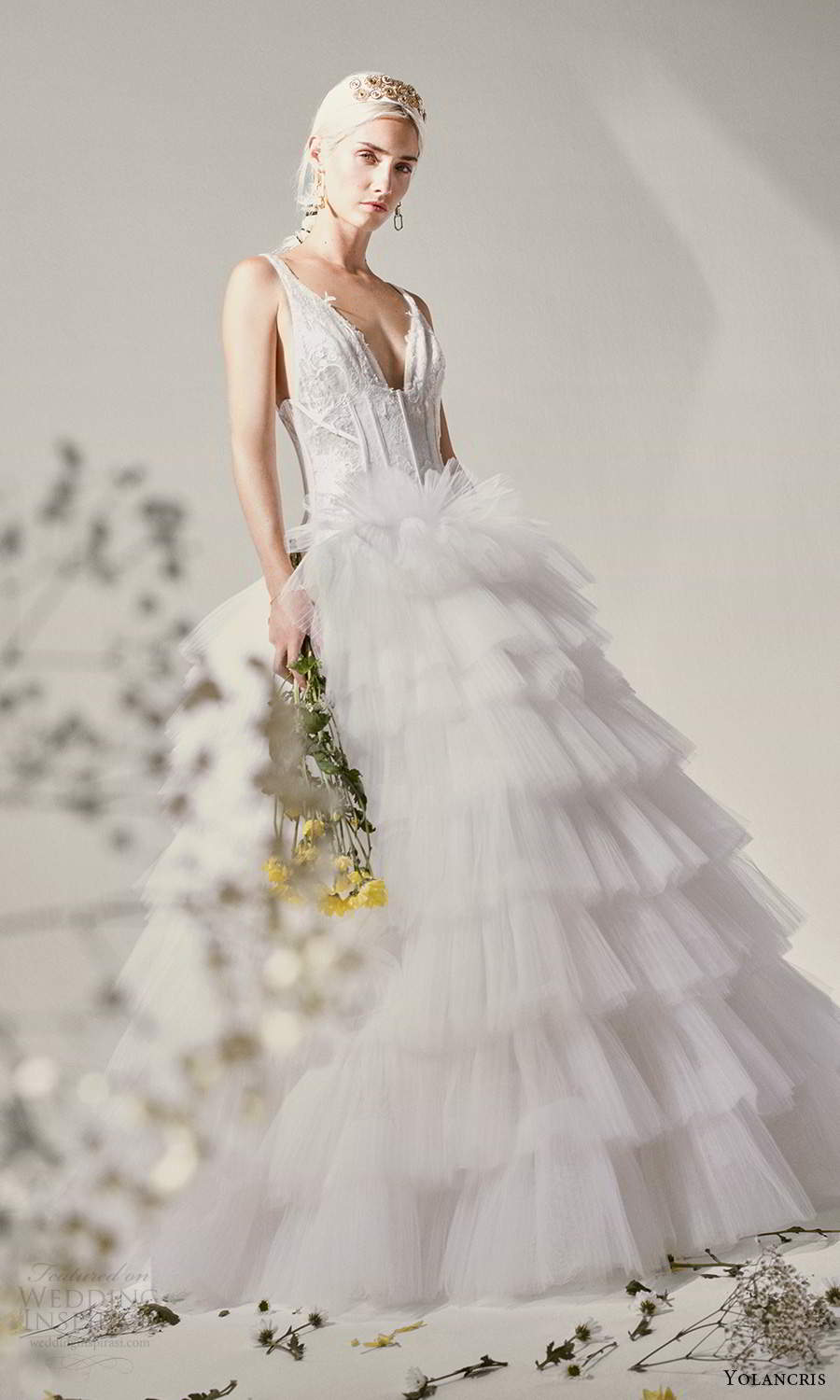 yolancris 2021 bridal sleeveless straps plunging vneckline corset bodice ball gown wedding dress tiered skirt (14) mv yolancris 2021 bridal sleeveless straps plunging vneckline corset bodice ball gown wedding dress tiered skirt (14) mv