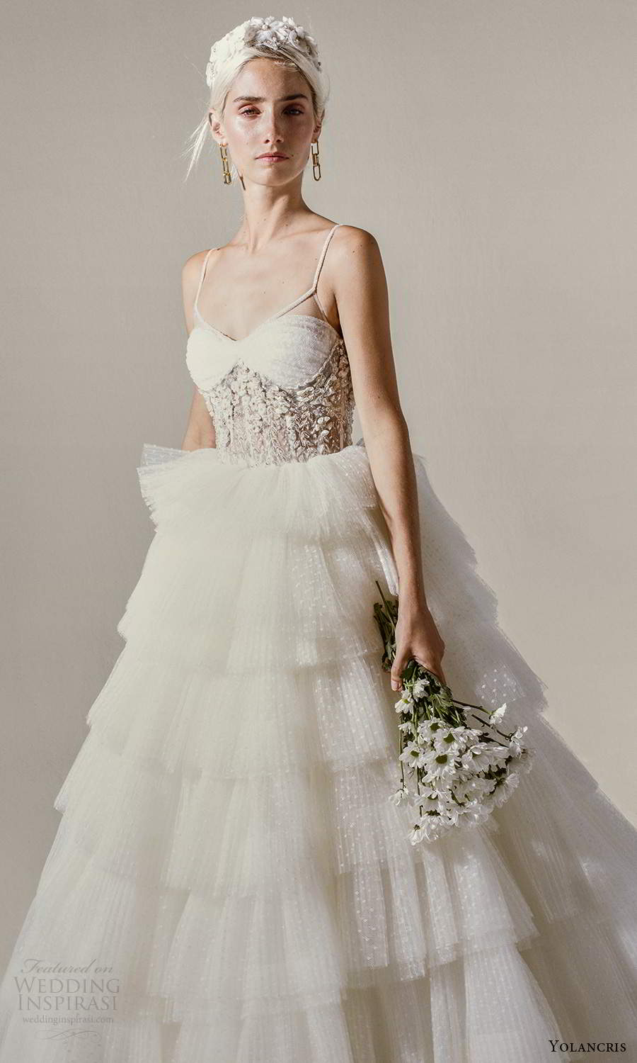 yolancris 2021 bridal sleeveless straps semi sweetheart neckline embellished corset bodice a line ball gown wedding dress tiered skirt (5) mv yolancris 2021 bridal sleeveless straps semi sweetheart neckline embellished corset bodice a line ball gown wedding dress tiered skirt (5) mv