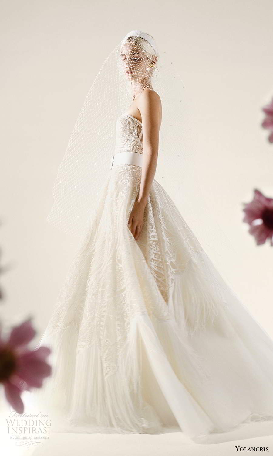 yolancris 2021 bridal strapless sweetheart neckline fully embellished lace ball gown wedding dress chapel train (1) mv yolancris 2021 bridal strapless sweetheart neckline fully embellished lace ball gown wedding dress chapel train (1) mv