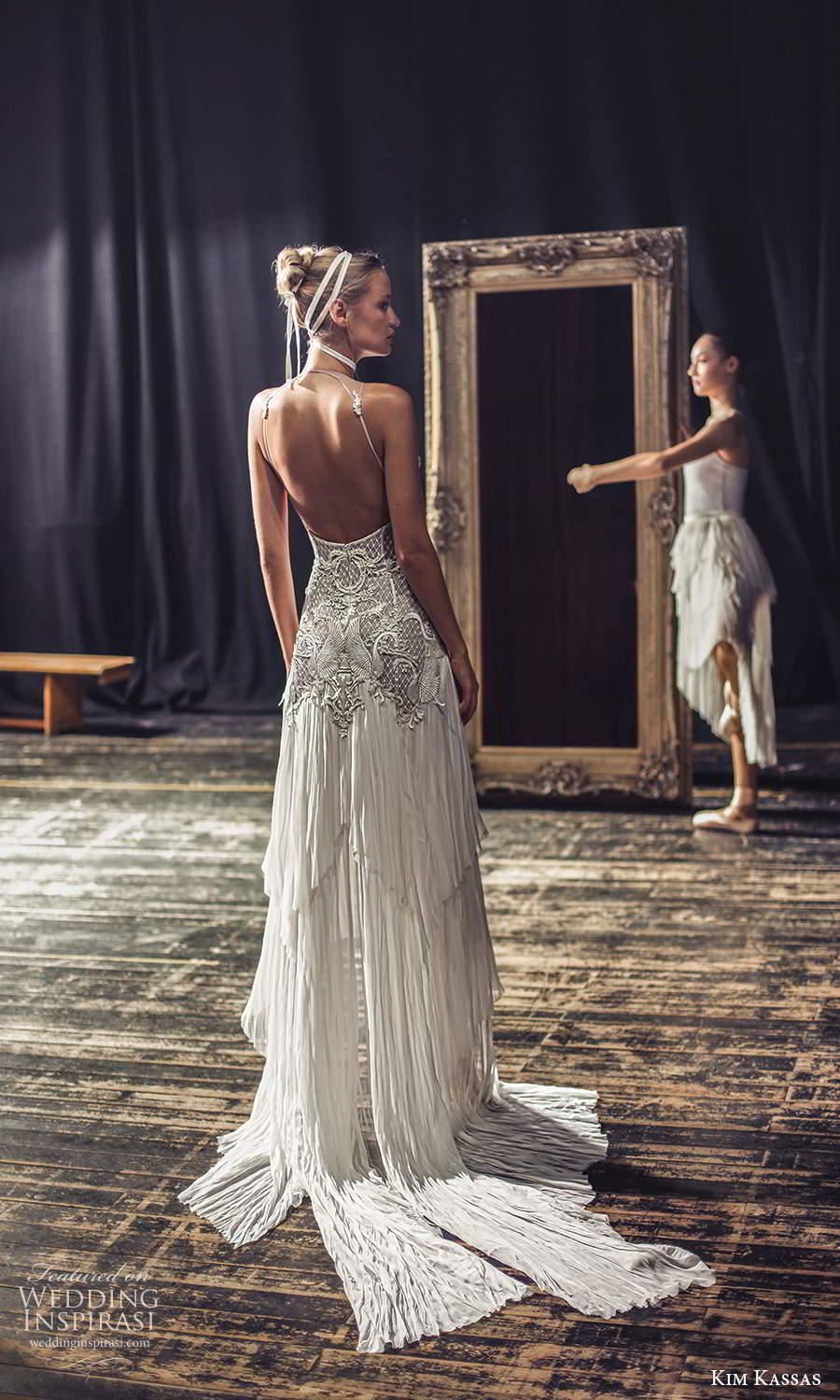 kim kassas fall 2021 bridal sleeveless high neckline heavile embellished bodice column wedding dress chapel train open back (1) bv kim kassas fall 2021 bridal sleeveless high neckline heavile embellished bodice column wedding dress chapel train open back (1) bv