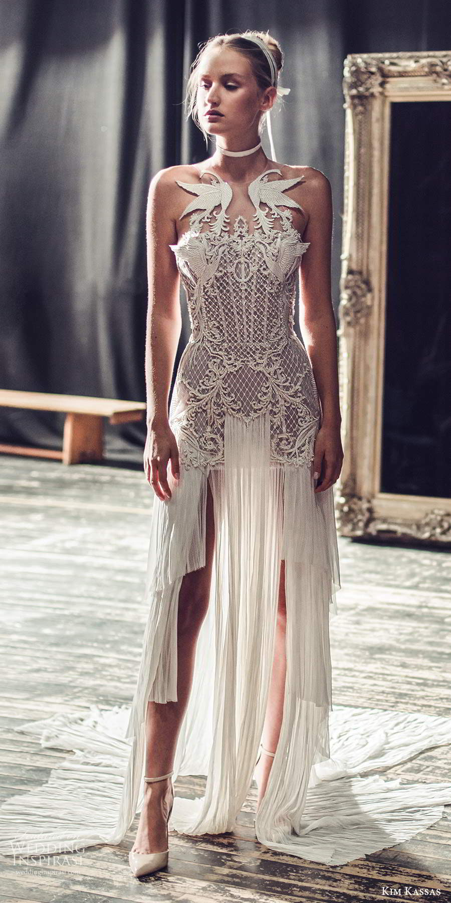 kim kassas fall 2021 bridal sleeveless high neckline heavile embellished bodice column wedding dress chapel train open back (1) mv kim kassas fall 2021 bridal sleeveless high neckline heavile embellished bodice column wedding dress chapel train open back (1) mv