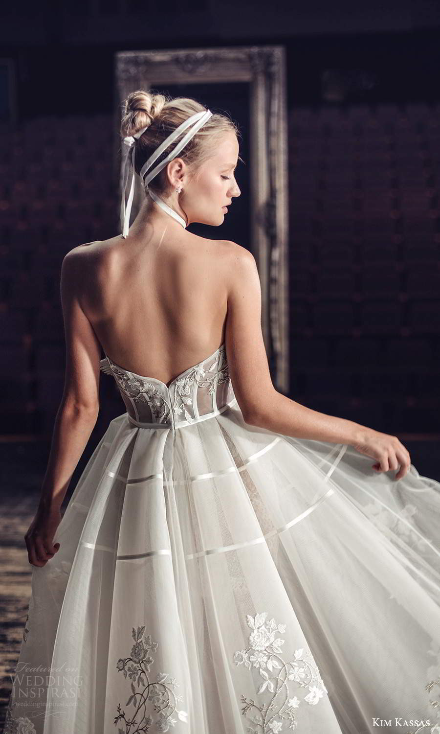 kim kassas fall 2021 bridal strapless scoop neckline embellished bodice a line ball gown tea length wedding dress (3) zbv kim kassas fall 2021 bridal strapless scoop neckline embellished bodice a line ball gown tea length wedding dress (3) zbv