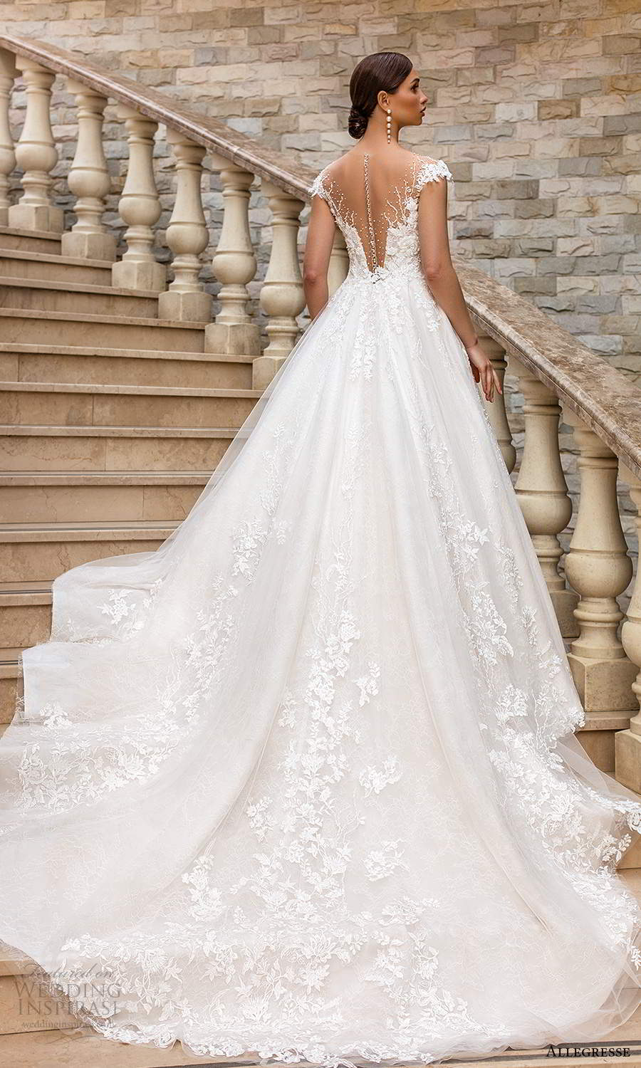 allegresse 2021 bridal cap sleeves off shoulder sweetheart neckline fully embellished a line ball gown wedding dress chapel train (16) bv allegresse 2021 bridal cap sleeves off shoulder sweetheart neckline fully embellished a line ball gown wedding dress chapel train (16) bv