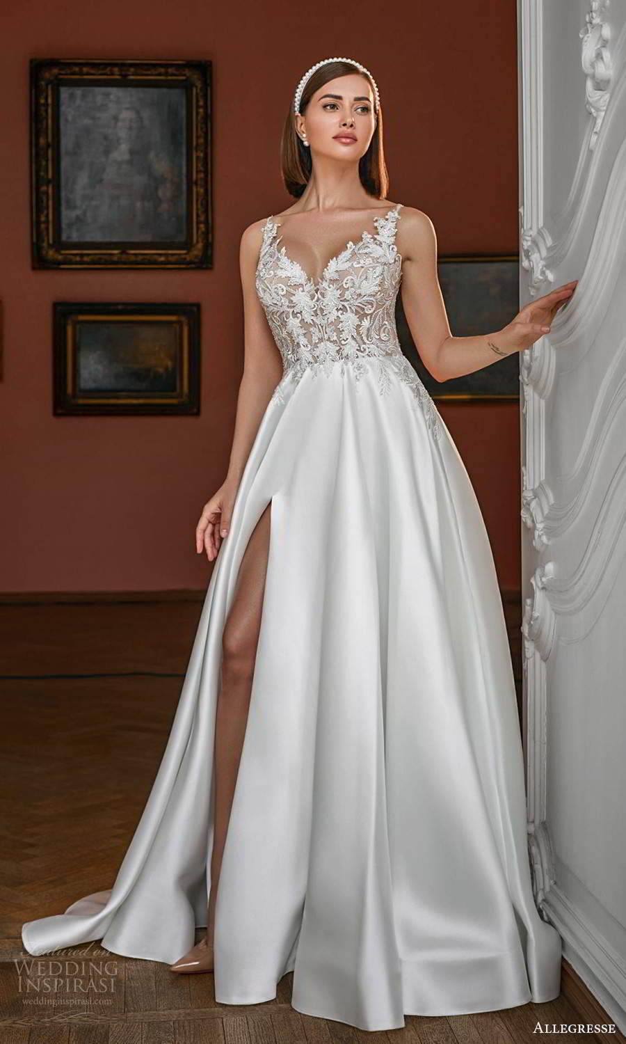 allegresse 2021 bridal sleeveless straps v neckline embellished bodice clean skirt a line ball gown wedding dress chapel train (7) mv allegresse 2021 bridal sleeveless straps v neckline embellished bodice clean skirt a line ball gown wedding dress chapel train (7) mv