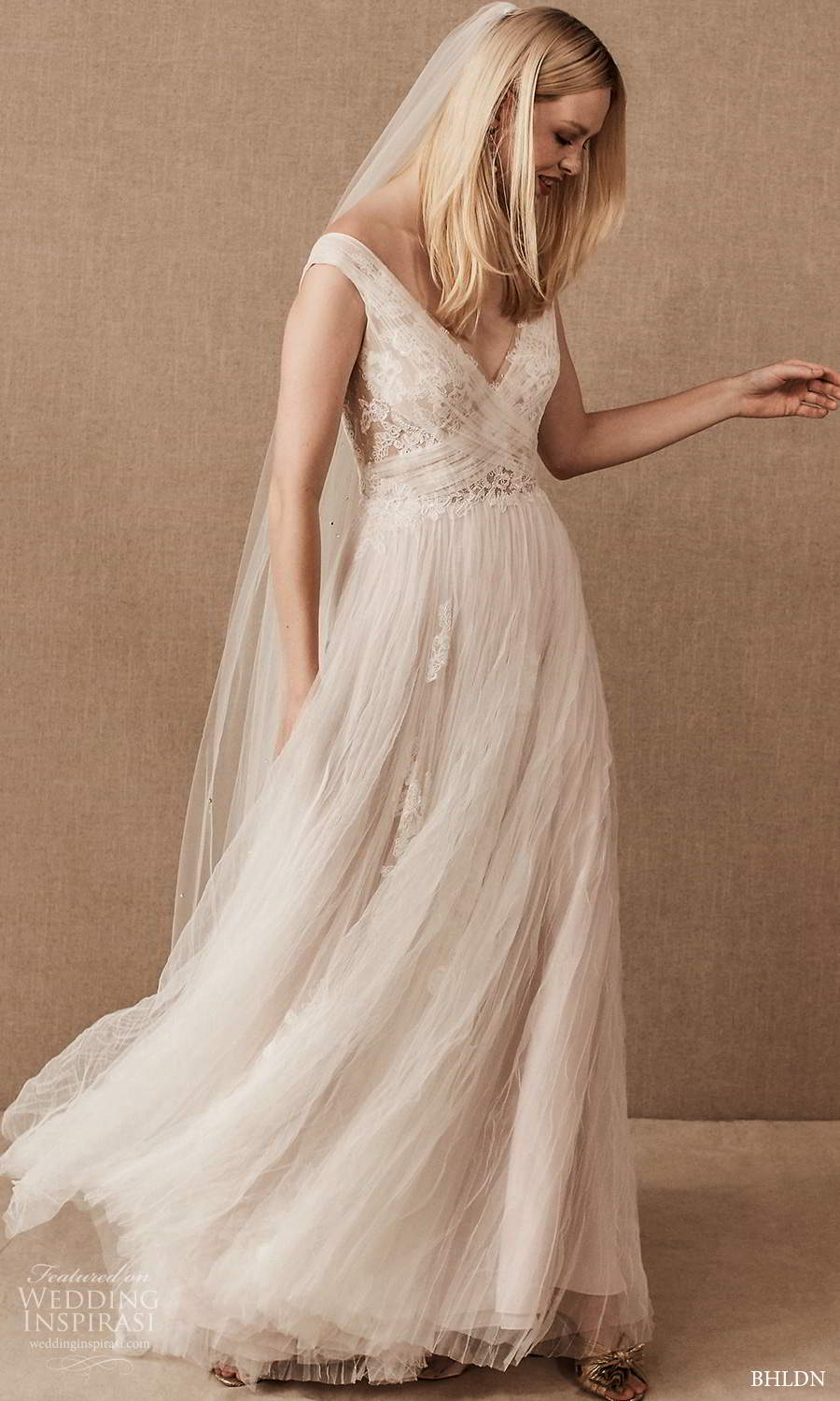 bhldn spring 2021 bridal cap sleeves off shoulder straps v neckline embellished bodice a line wedding dress pleated skirt chapel train (5) mv bhldn spring 2021 bridal cap sleeves off shoulder straps v neckline embellished bodice a line wedding dress pleated skirt chapel train (5) mv