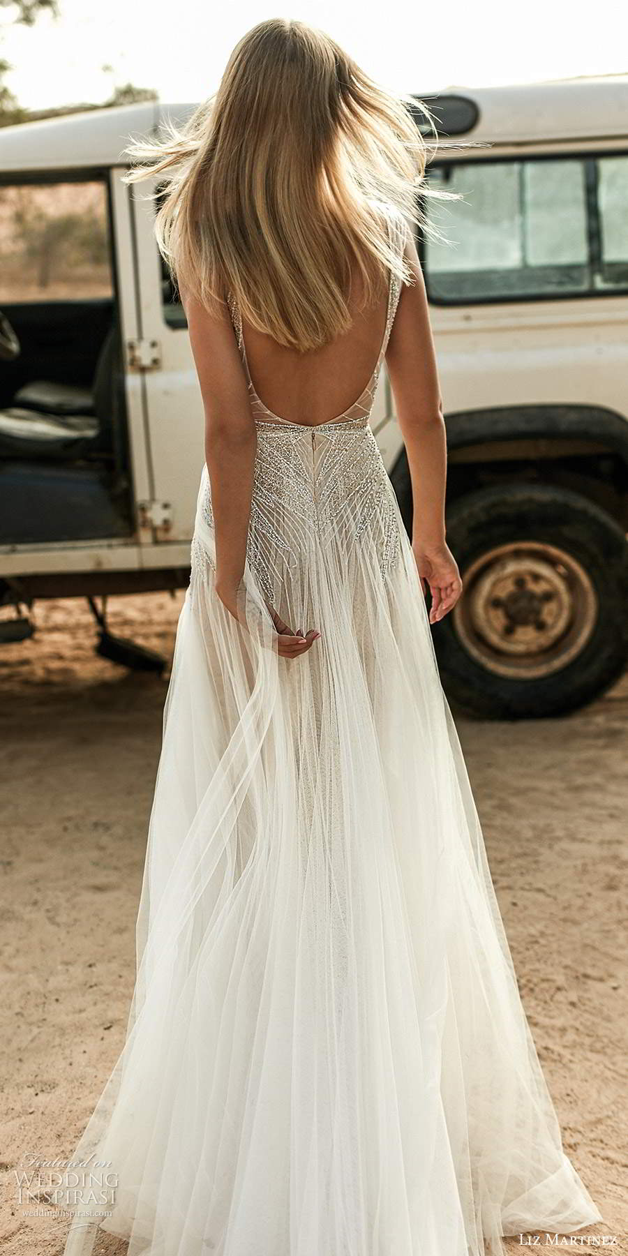 liz martinez fall 2021 bridal sleeveless thick straps plunging v neckline embellished bodice a line wedding dress chapel train (8) bv liz martinez fall 2021 bridal sleeveless thick straps plunging v neckline embellished bodice a line wedding dress chapel train (8) bv