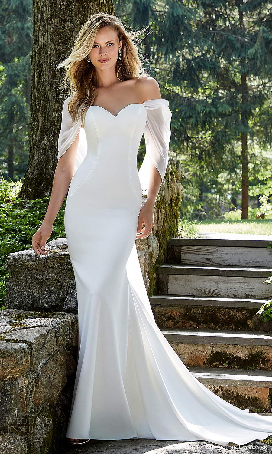 morilee madeline gardner spring 2021 bridal strapless sweetheart neckline clean minimalist modern sheath wedding dress chapel train (5) mv morilee madeline gardner spring 2021 bridal strapless sweetheart neckline clean minimalist modern sheath wedding dress chapel train (5) mv