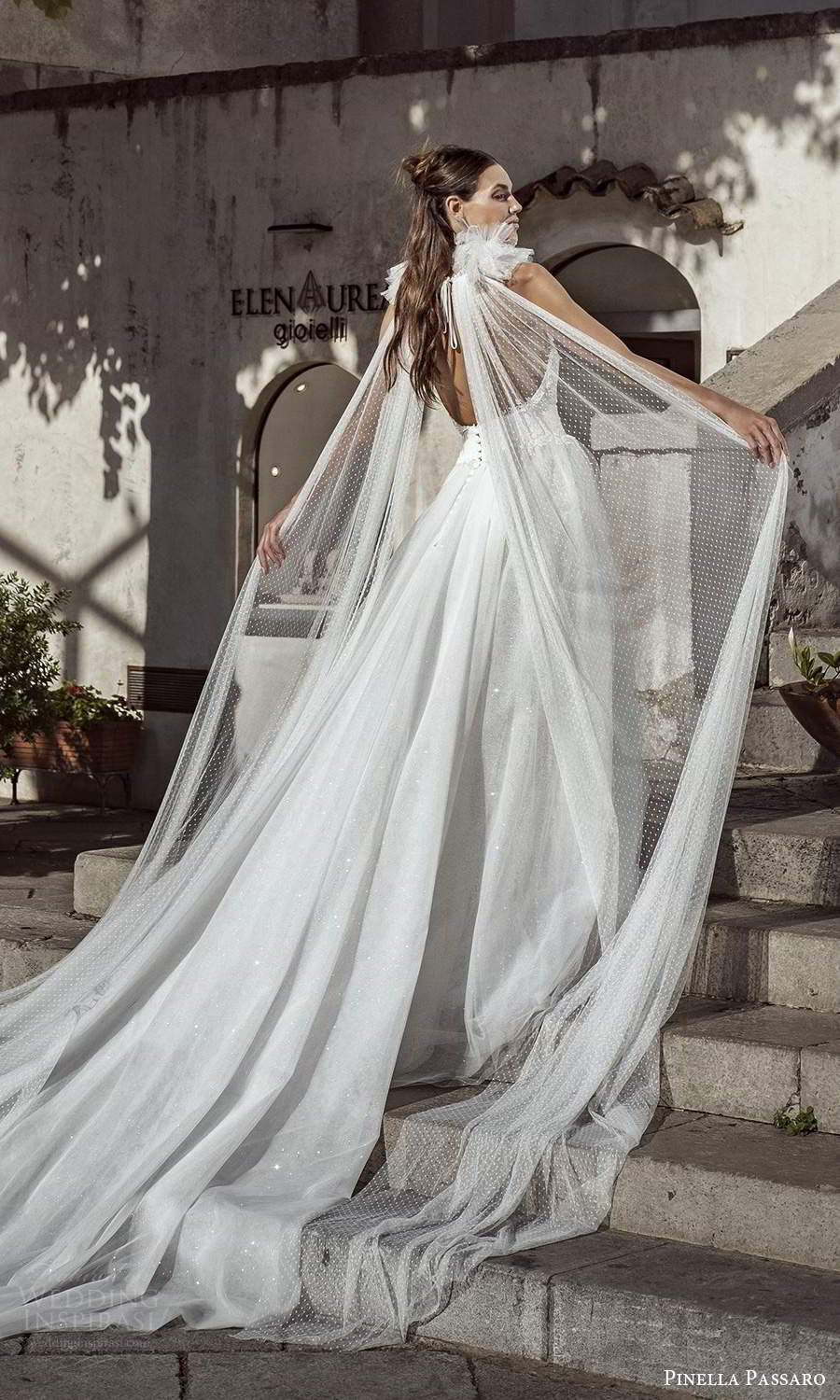 pinella passaro 2021 bridal sleeveless halter neckline fully embellished sheath wedidng dress ball gown overskirt chapel train scoop back (14) bv pinella passaro 2021 bridal sleeveless halter neckline fully embellished sheath wedidng dress ball gown overskirt chapel train scoop back (14) bv