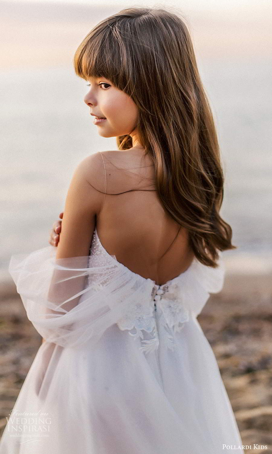 pollardi kids 2021 childrens off shoulder straps sweetheart neckline fully embellished short flower girl dress (15) bv