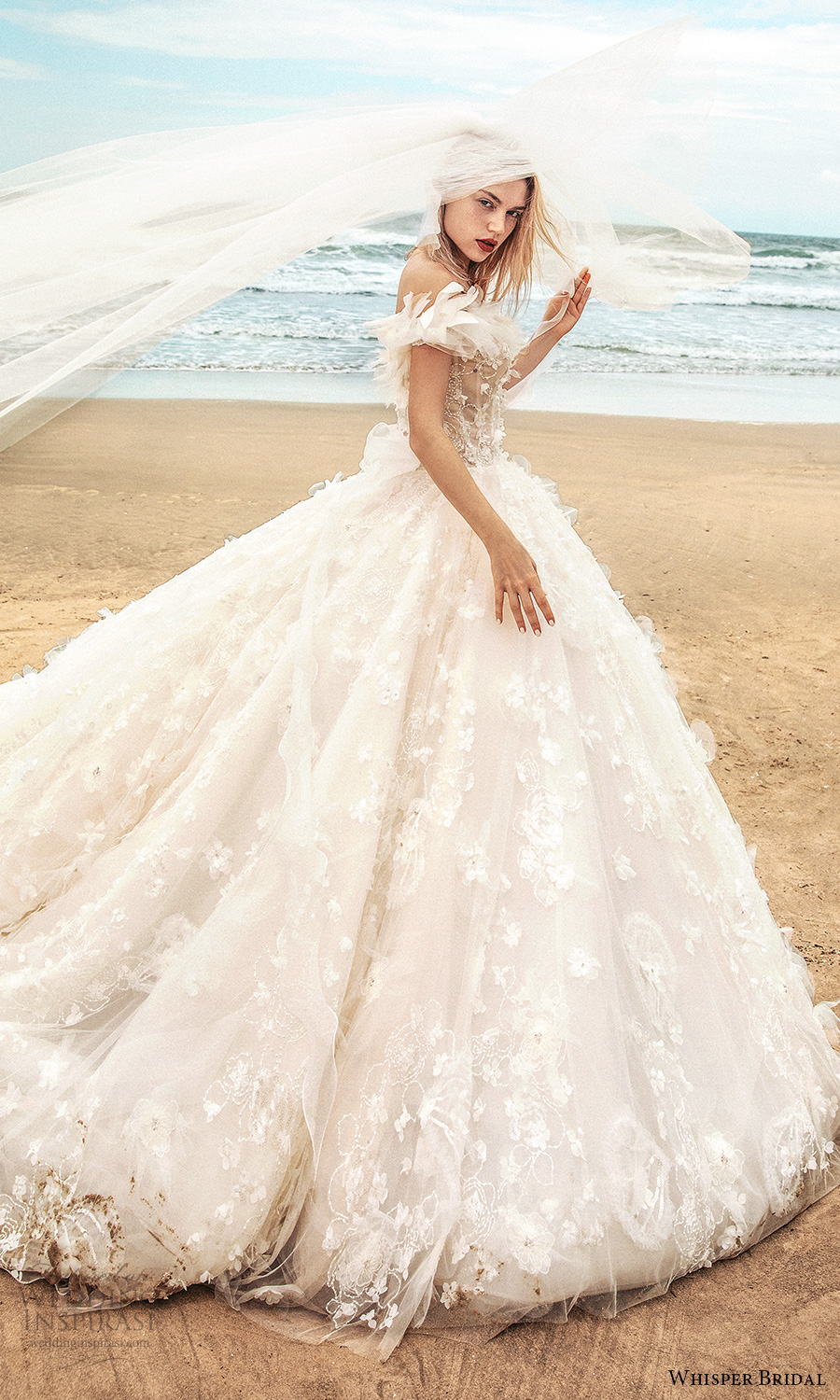 whisper bridal spring 2021 bridal off shoulder straps sweetheart neckline fully embellished a line ball gown wedding dress chapel train (13) sv whisper bridal spring 2021 bridal off shoulder straps sweetheart neckline fully embellished a line ball gown wedding dress chapel train (13) sv