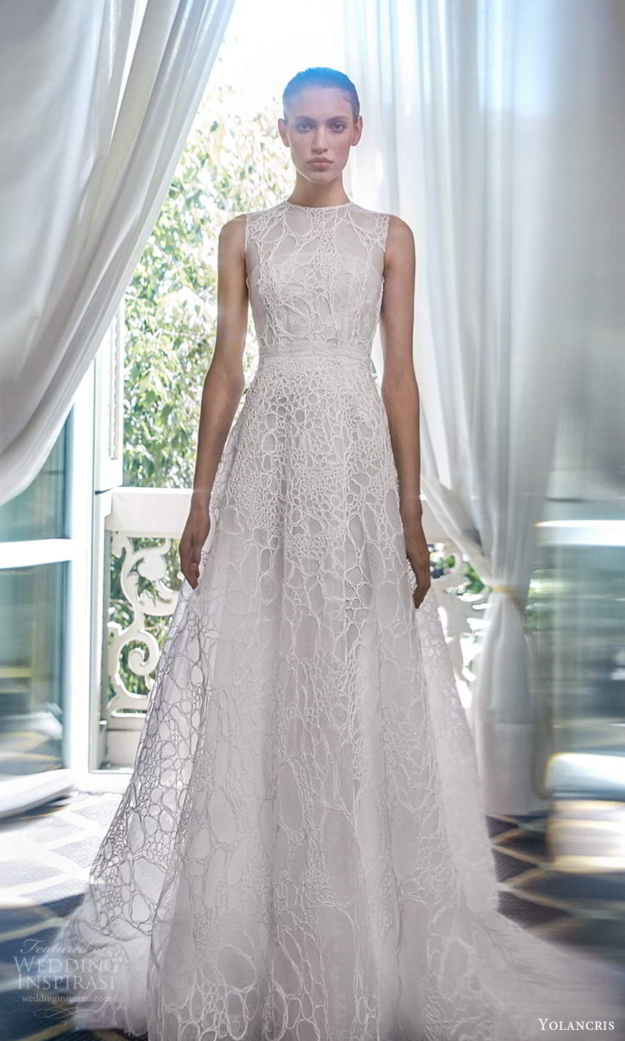 yolancris 2020 bridal couture sleeveless jewel crew neckline fully embellished a line wedding dress chapel train (21) mv