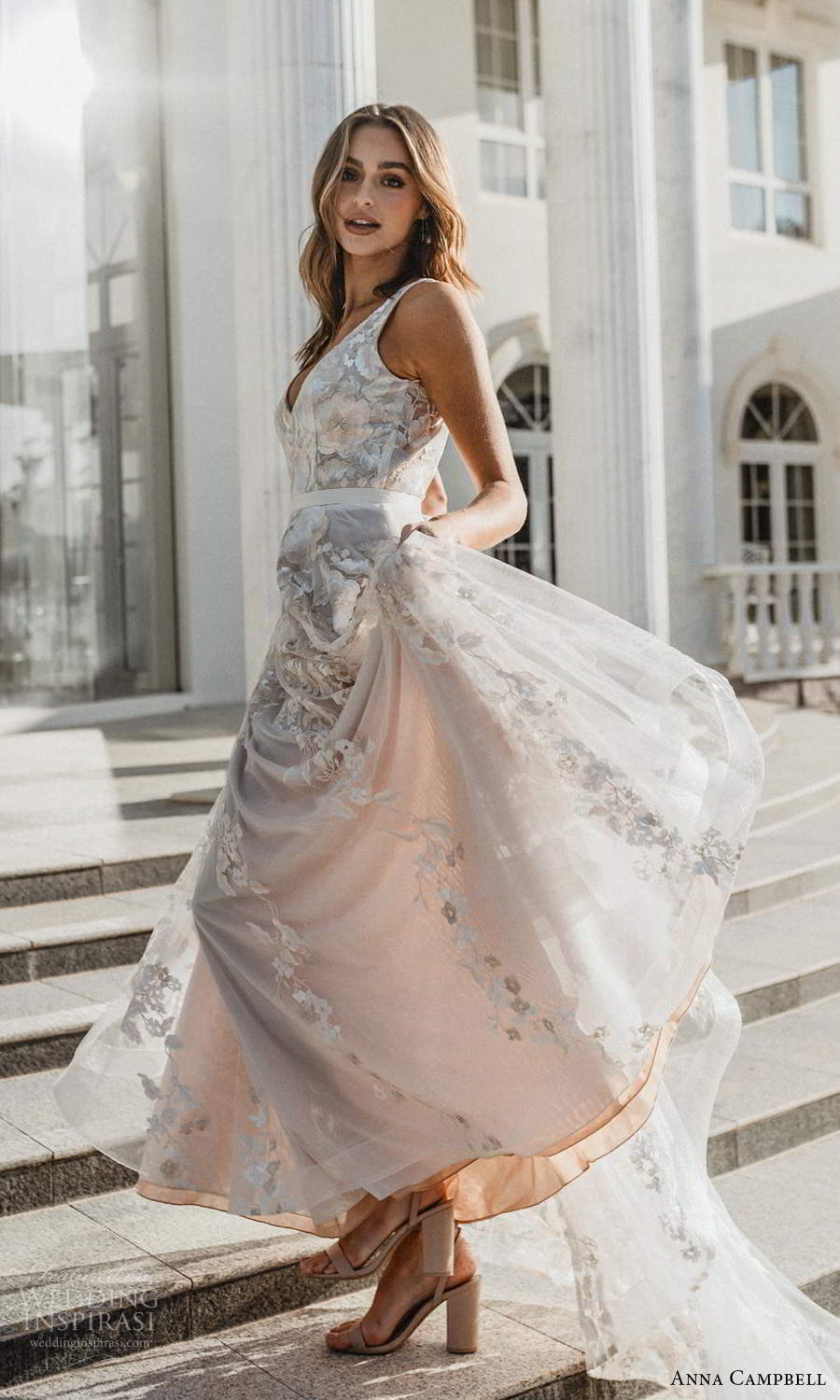 anna campbell 2021 bridal sleeveless straps v neckline embellished a line ball gown wedding dress chapel train champagne (13) sv anna campbell 2021 bridal sleeveless straps v neckline embellished a line ball gown wedding dress chapel train champagne (13) sv