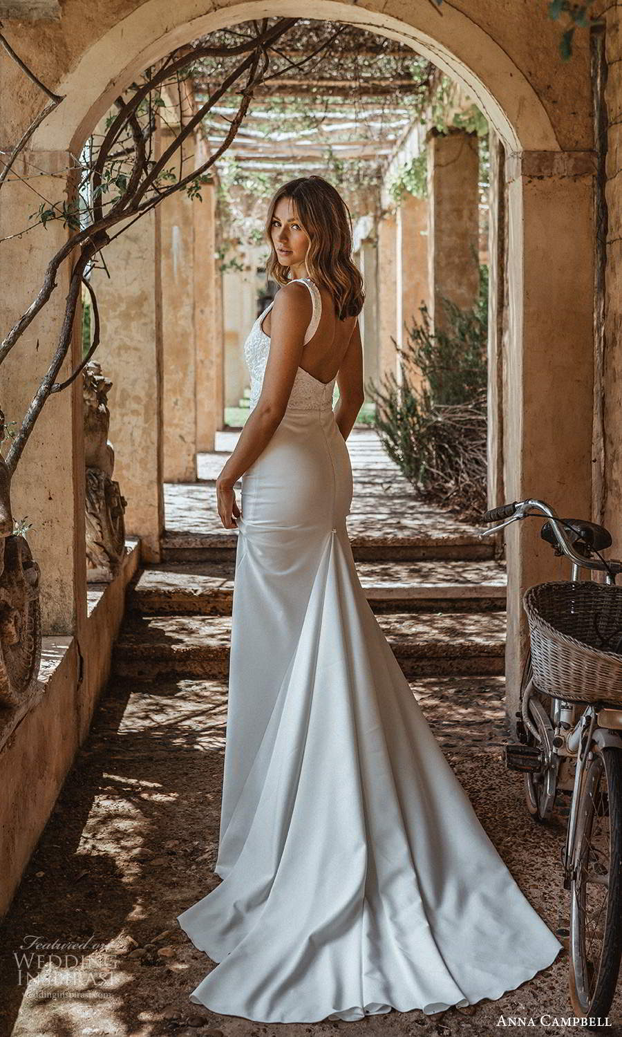 anna campbell 2021 bridal sleeveless thick straps square scoop neckline embellished bodice clean skirt sheath wedding dress chapel train (15) bv anna campbell 2021 bridal sleeveless thick straps square scoop neckline embellished bodice clean skirt sheath wedding dress chapel train (15) bv