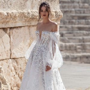 julie vino 2021 bridal collection featured on wedding inspirasi thumbnail