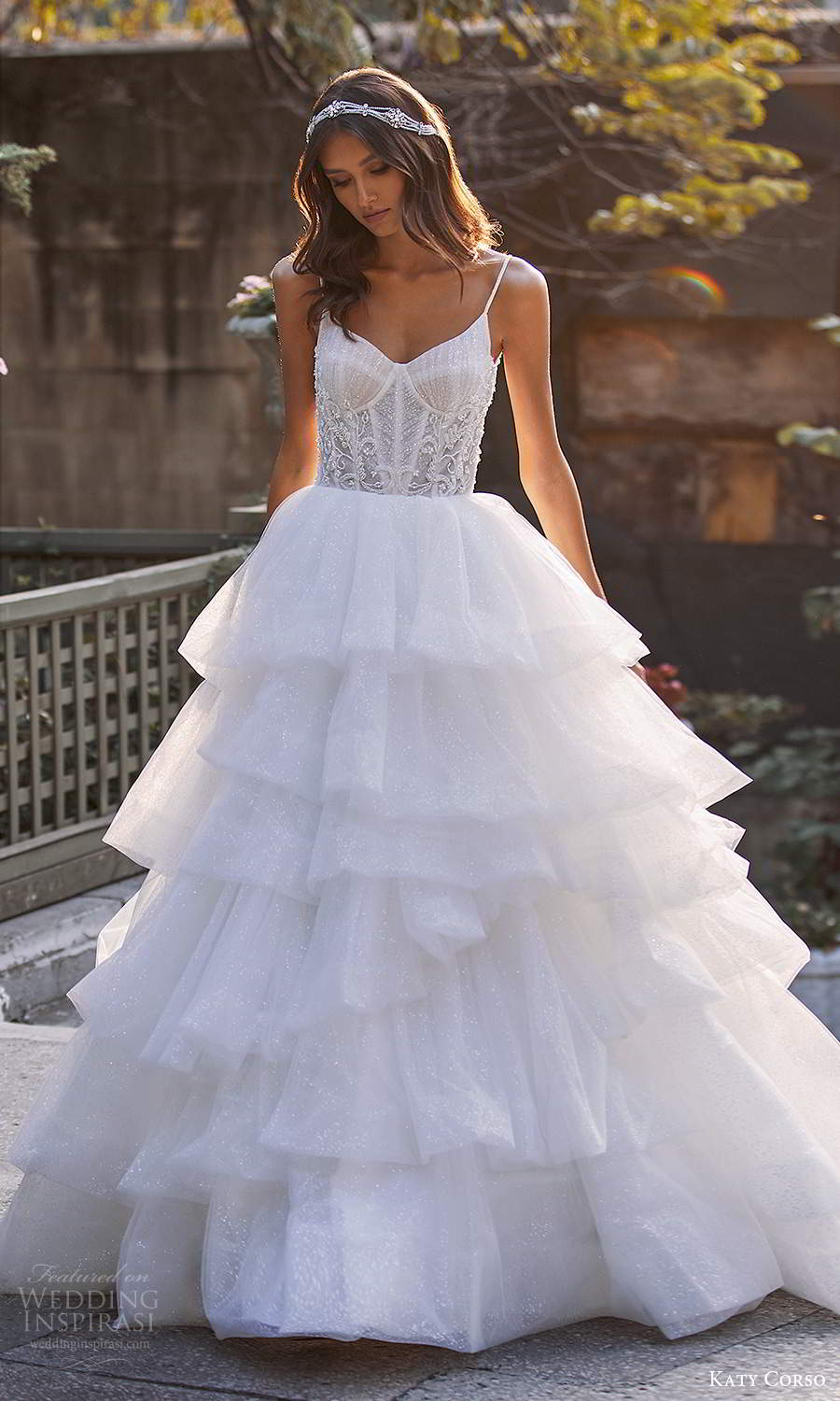 24 Stunning Layered Wedding Dresses With Show-Stopping Tiered Skirts! -  Praise Wedding