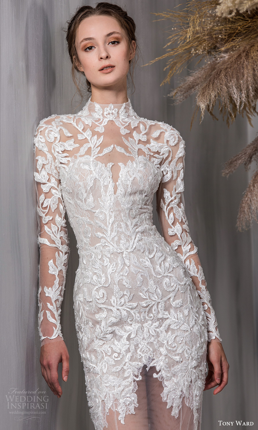 tony ward 2021 bridal sheer long sleeves high neckline embellished bodice sheer skirt fit flare wedding dress chapel train (4) zv tony ward 2021 bridal sheer long sleeves high neckline embellished bodice sheer skirt fit flare wedding dress chapel train (4) zv