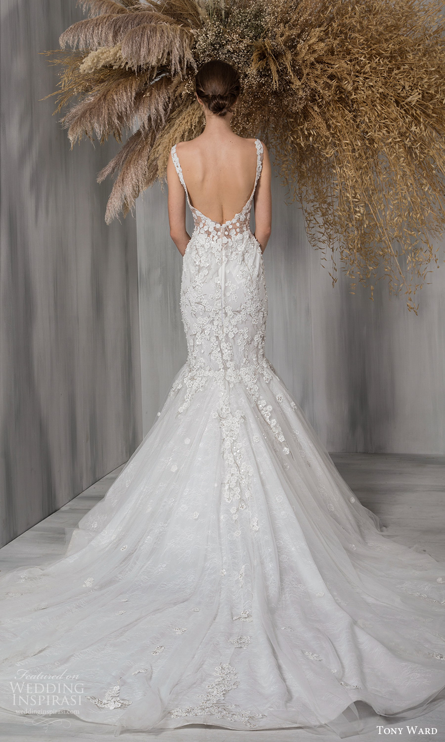 tony ward 2021 bridal sleeveless straps plunging v neckline fully embellished fit flare mermaid wedding dress chapel train scoop back (26) bv tony ward 2021 bridal sleeveless straps plunging v neckline fully embellished fit flare mermaid wedding dress chapel train scoop back (26) bv