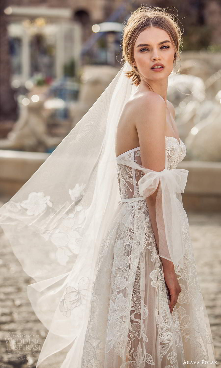 arava polak 2021 bridal off shoulder swag sleeves sweetheart neckline fully embellished a line ball gown wedding dress chapel train (3) zsv arava polak 2021 bridal off shoulder swag sleeves sweetheart neckline fully embellished a line ball gown wedding dress chapel train (3) zsv