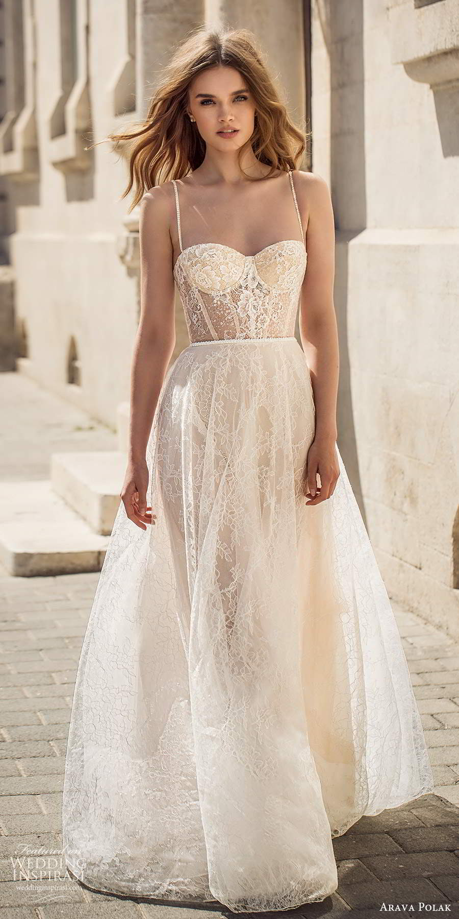 arava polak 2021 bridal sleeveless thin straps semi sweetheart necline fully embellished lace a line ball gown wedding dress chapel train (7) mv arava polak 2021 bridal sleeveless thin straps semi sweetheart necline fully embellished lace a line ball gown wedding dress chapel train (7) mv