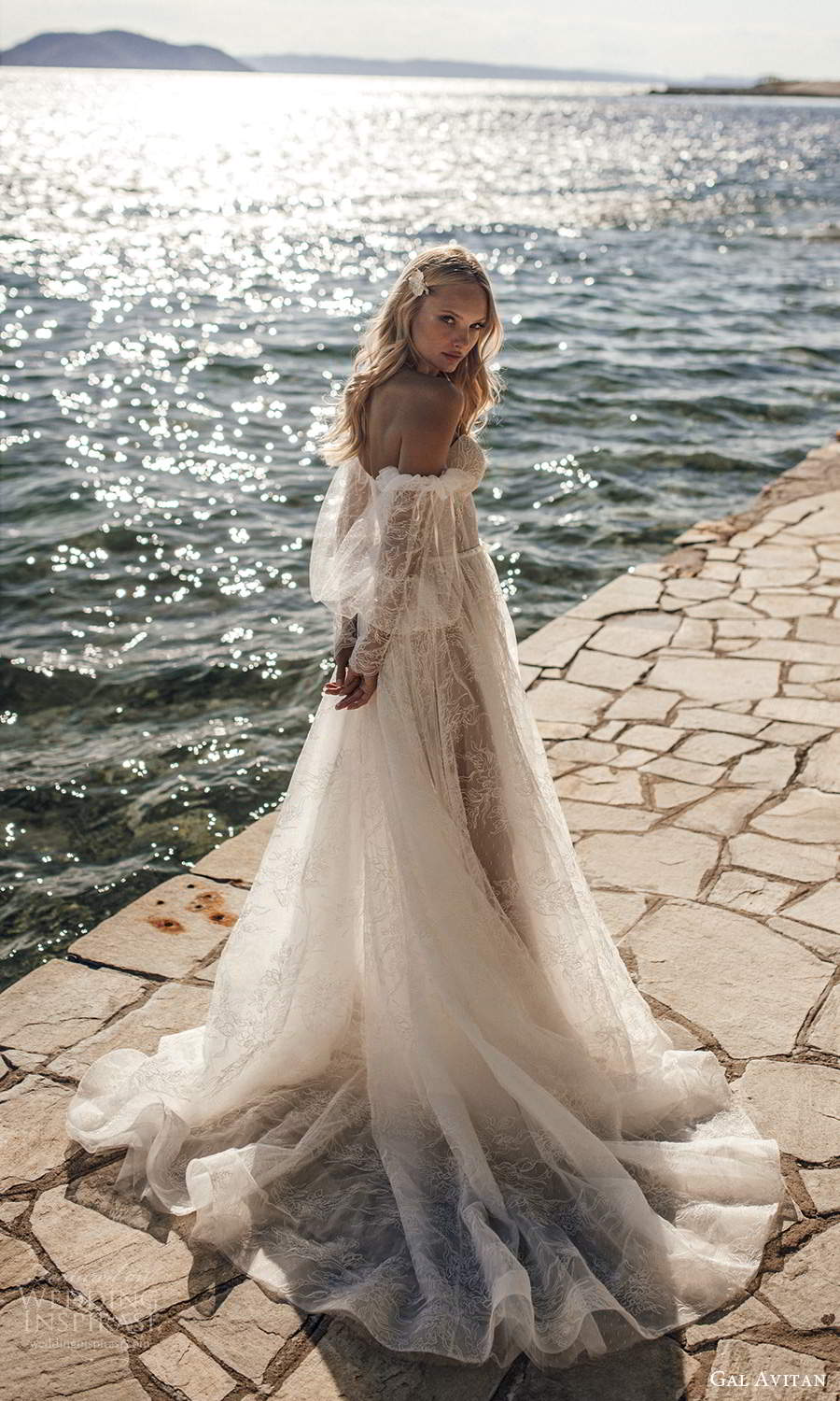 gal avitan 2021 bridal detached bishop sleeves strapless sweetheart neckline fully embellished lace corset bodice a line ball gown wedding dress sweep train (12) bv gal avitan 2021 bridal detached bishop sleeves strapless sweetheart neckline fully embellished lace corset bodice a line ball gown wedding dress sweep train (12) bv