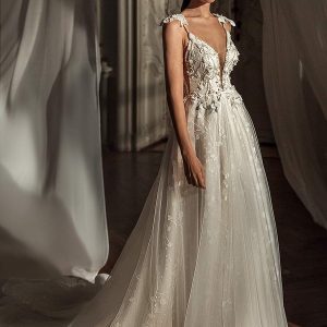 luce sposa 2021 shades of couture bridal off shoulder straps