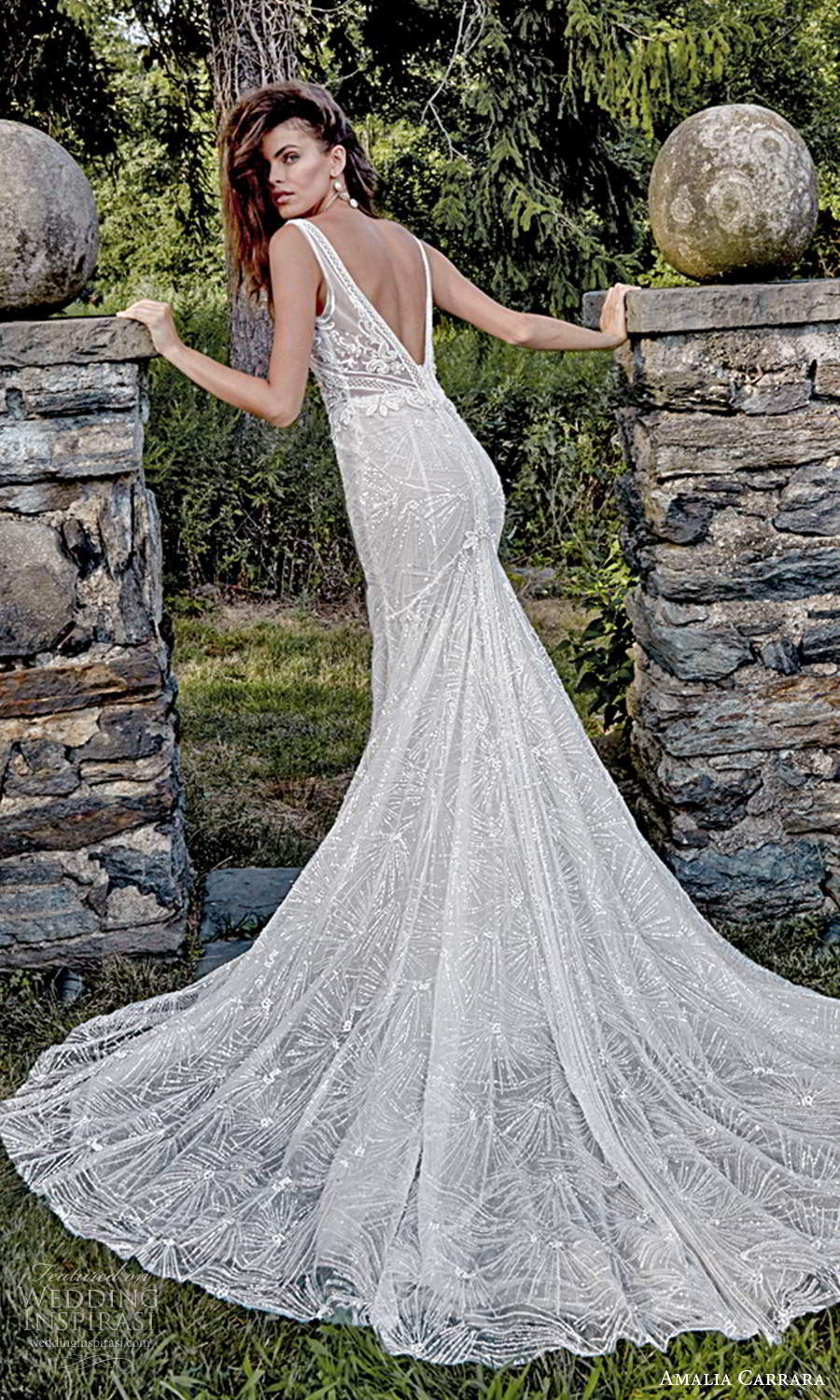 amalia carrara 2021 bridal sleeveless straps v neckline fully embellished slit skirt a line wedding dress cathedral train (2) bv