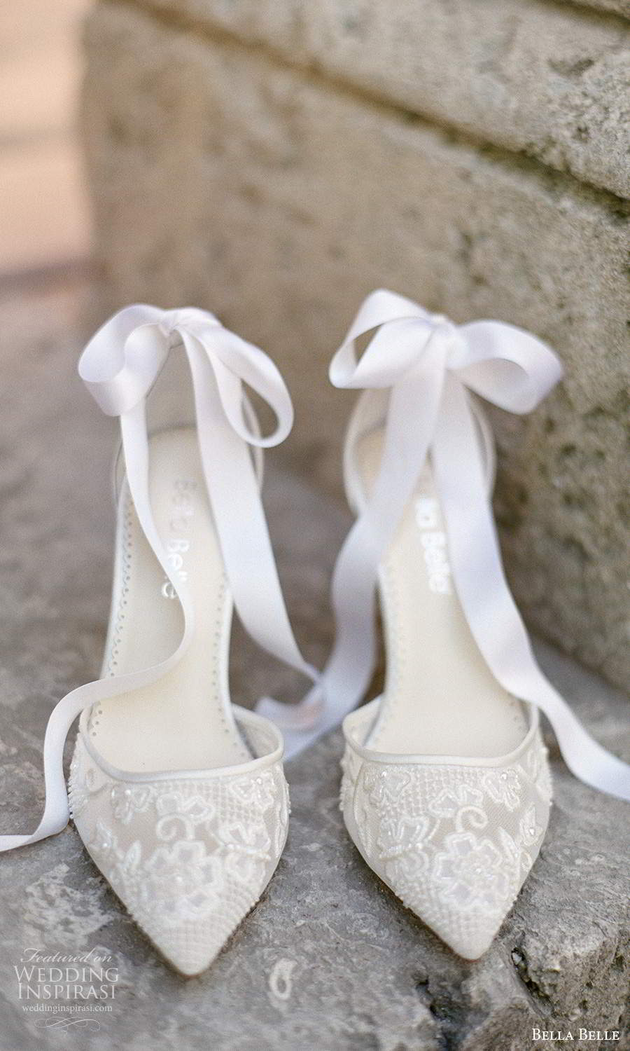 bella belle spring 2021 bridal shoes ankle strap pointy straps high heel shoes (9) fv