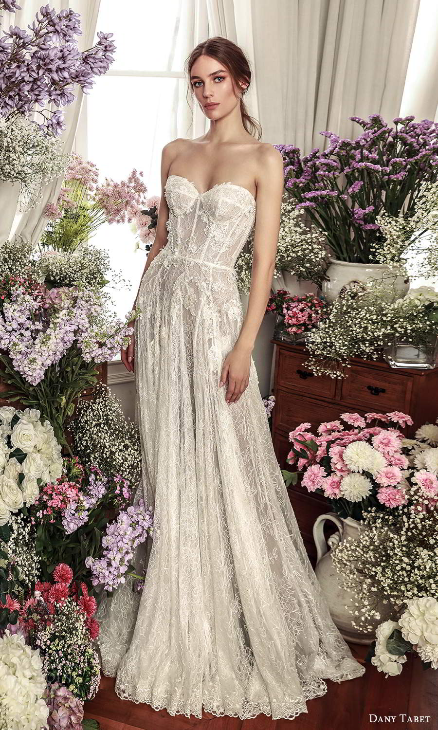 dany tabet 2021 belle fleur bridal strapless sweetheart neckline fully embellished a line wedding dress chapel train (7) mv