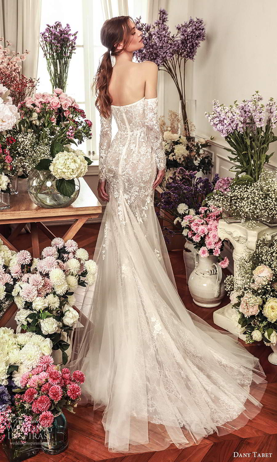 dany tabet 2021 belle fleur bridal strapless sweetheart neckline fully embellished fit flare memaid wedding dress chapel train (1) bv dany tabet 2021 belle fleur bridal strapless sweetheart neckline fully embellished fit flare memaid wedding dress chapel train (1) bv