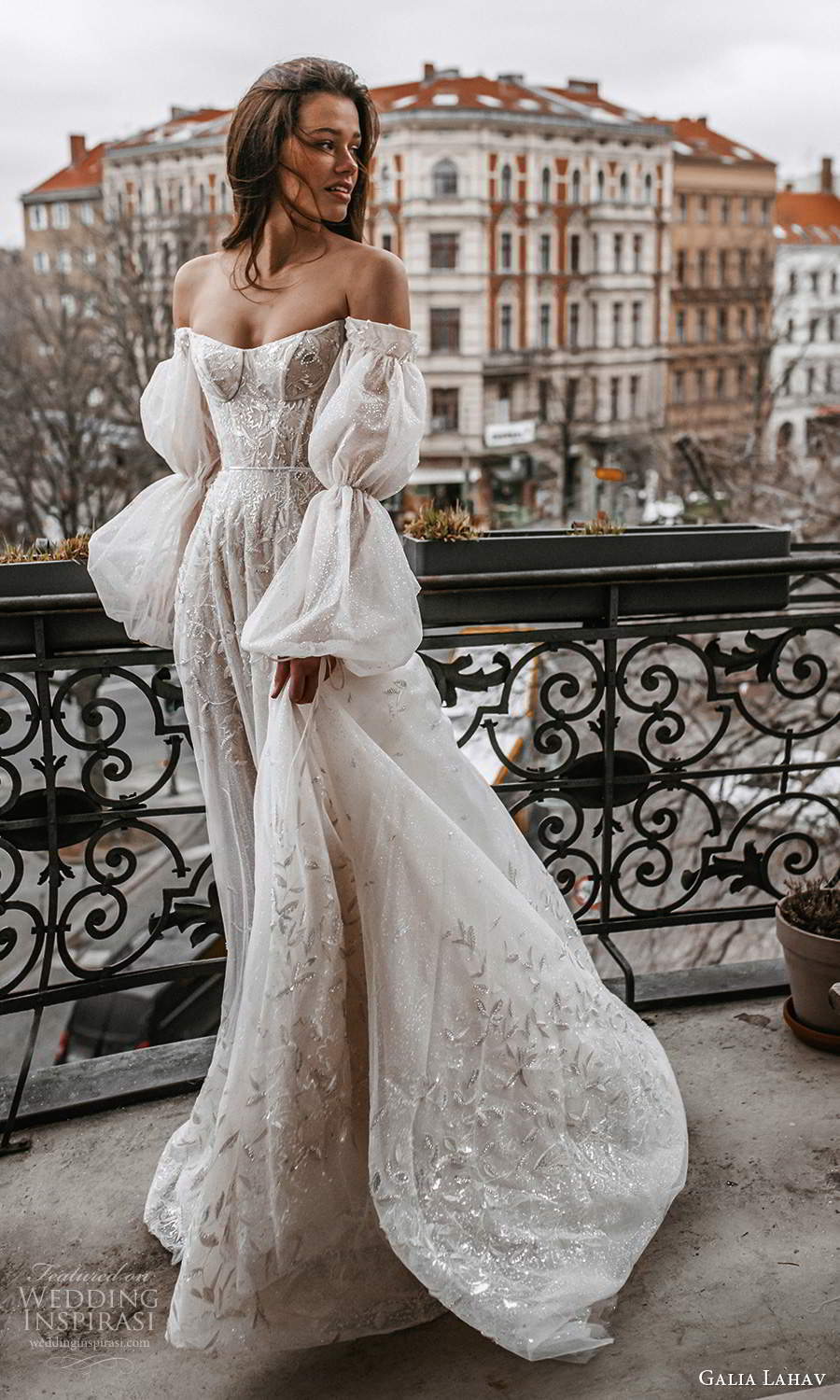 galia lahav spring 2022 gala bridal billowy long puff sleeves off shoulder scoop neckline heavily embellished bodice a line ball gown wedding dress chapel train blush (2) sv galia lahav spring 2022 gala bridal billowy long puff sleeves off shoulder scoop neckline heavily embellished bodice a line ball gown wedding dress chapel train blush (2) sv