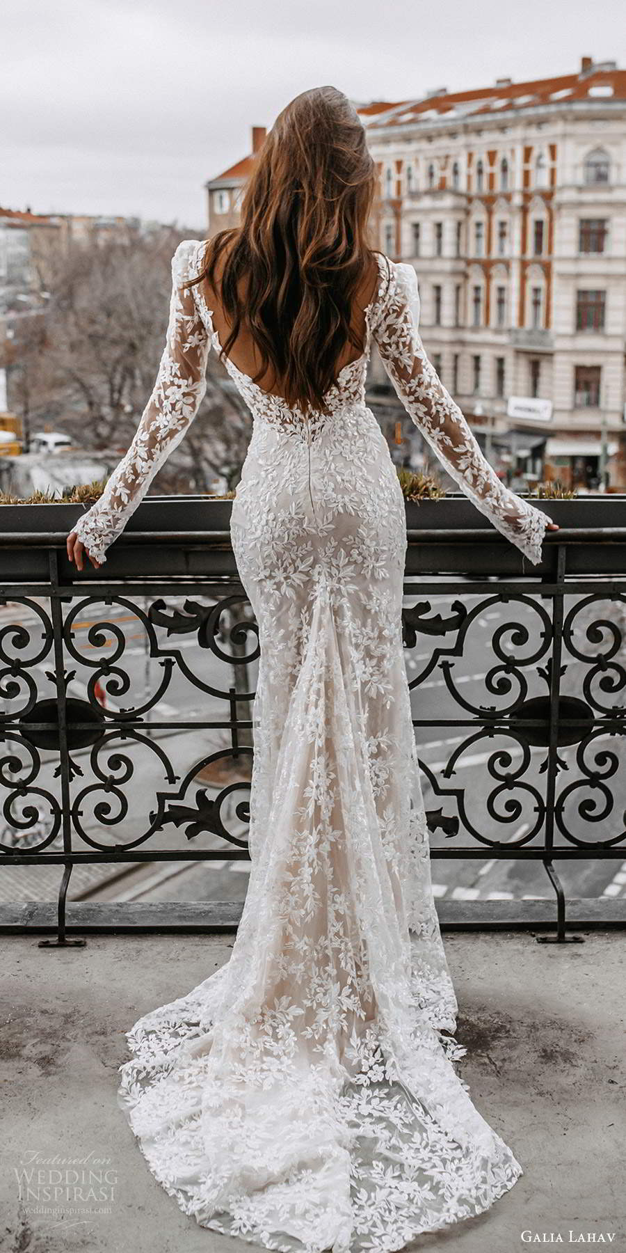 galia lahav spring 2022 gala bridal long sleeve v neckline fully embellished lace sheath wedding dress chapel train low back (1) bv galia lahav spring 2022 gala bridal long sleeve v neckline fully embellished lace sheath wedding dress chapel train low back (1) bv