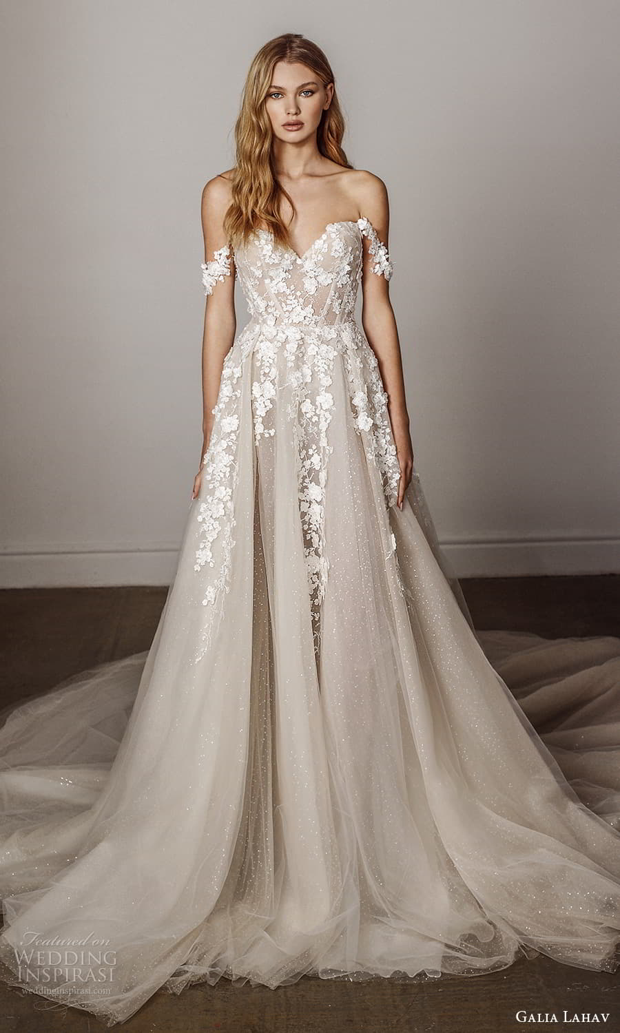galia lahav spring 2022 bridal off shoulder straps sweetheart neckline embellished bodice a line ball gown wedding dress chapel train (12) mv galia lahav spring 2022 bridal off shoulder straps sweetheart neckline embellished bodice a line ball gown wedding dress chapel train (12) mv